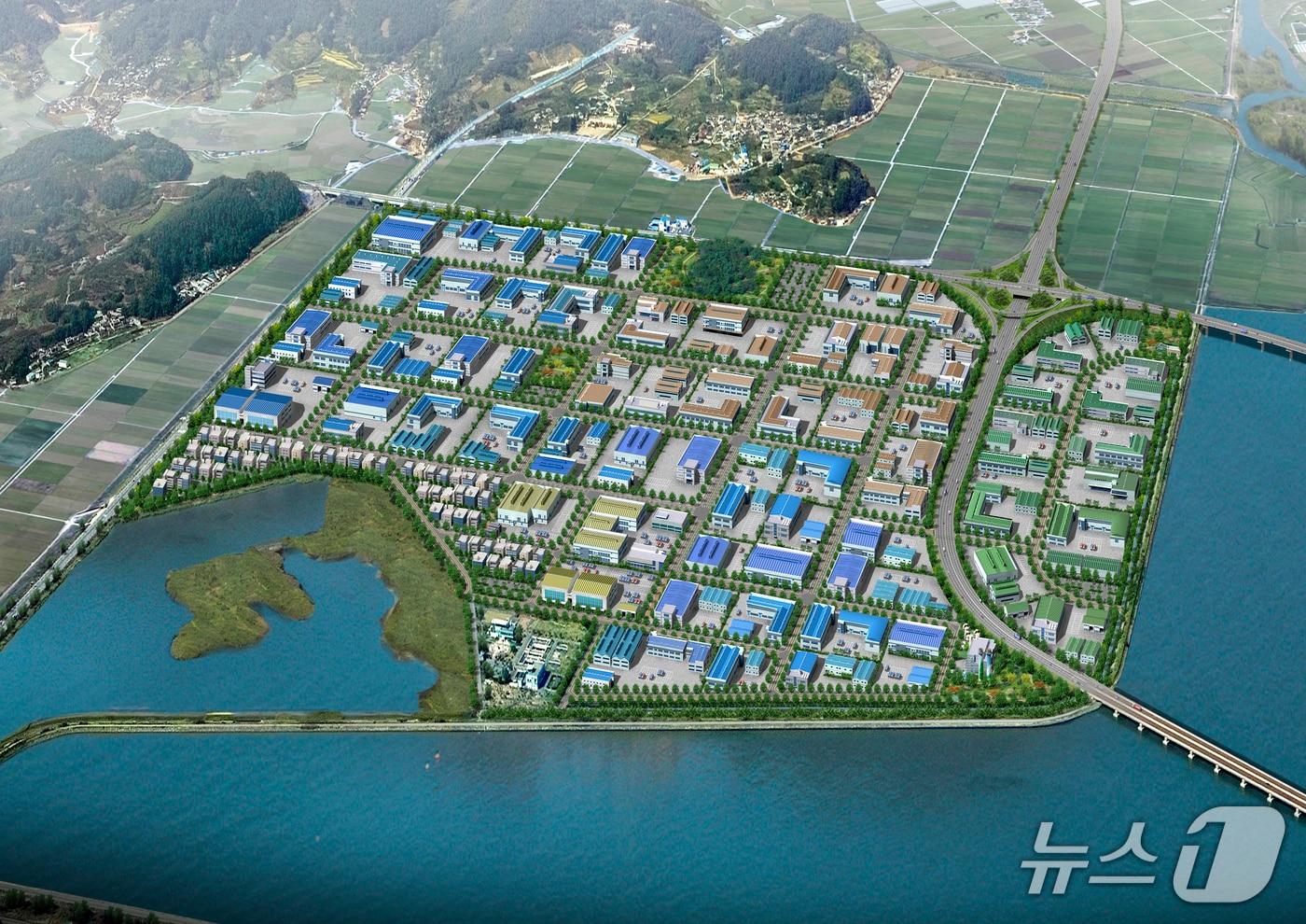 광양항 세풍항만배후부지  조감도 