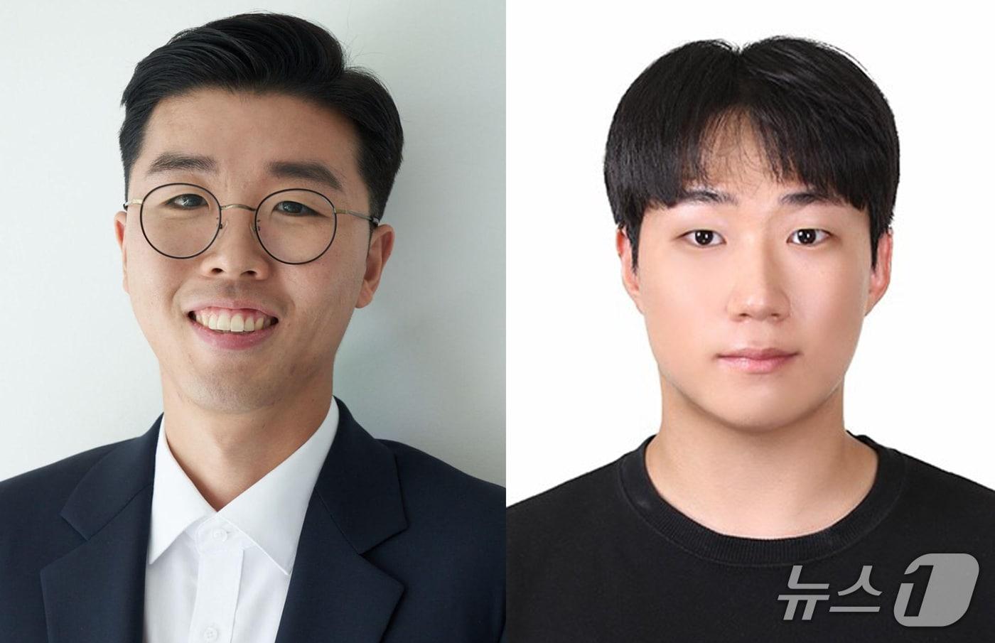 사진 왼쪽부터 교신저자 인하대 김민규 교수와 제1저자 강명수 석사과정생(인하대 제공. 재배포 및 DB금지)2025.7.7/뉴스1