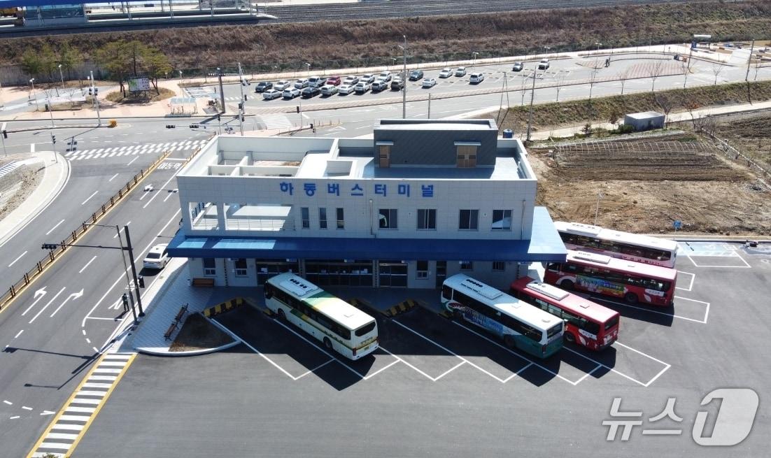 본문 이미지 - 하동버스터미널 전경.(하동군 제공. 재판매 및 DB금지)