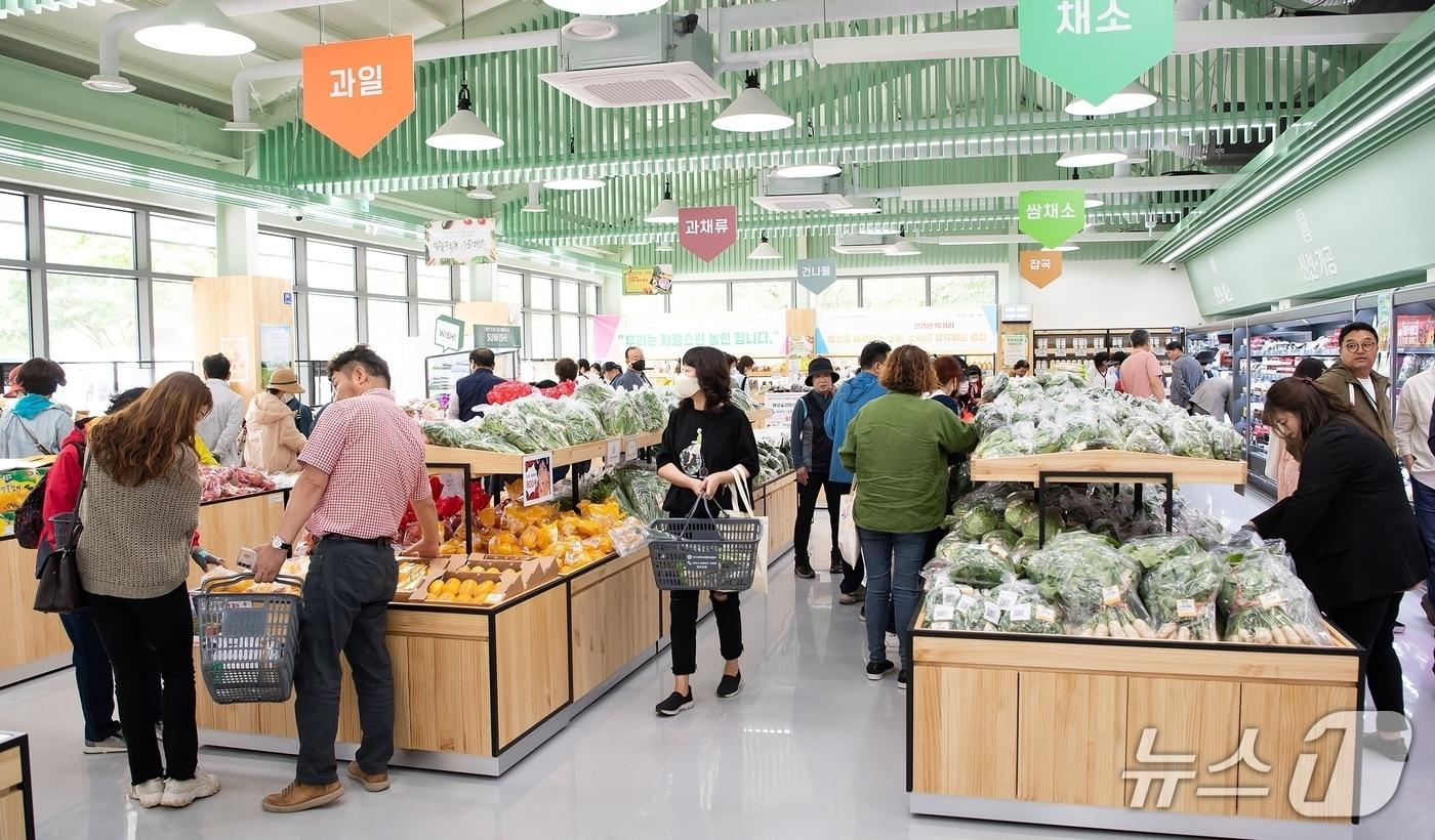 구미시 로컬푸드 직매장 모습(구미시 제공. 재판매 및 DB금지)/뉴스1