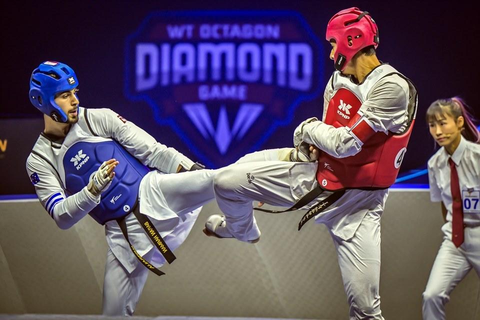본문 이미지 - &#39;2025 세계 태권도 다이아몬드게임&#39;이 7월 11일부터 13일까지 태권도원 T1 경기장에서 열린다. &#40;태권도진흥재단 제공&#41;