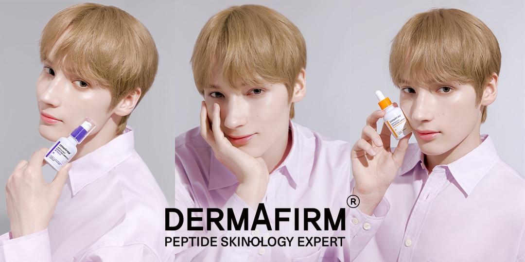 본문 이미지 - 더마펌 글로벌 모델 투모로우바이투게더 멤버 휴닝카이 / 사진=제공