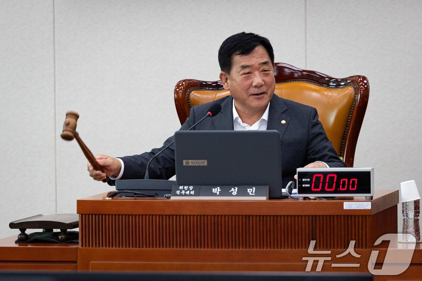 박성민 국회 산업통상자원중소벤처기업위원회 위원장 직무대리(국민의힘 간사). 2025.7.7/뉴스1 ⓒ News1 유승관 기자