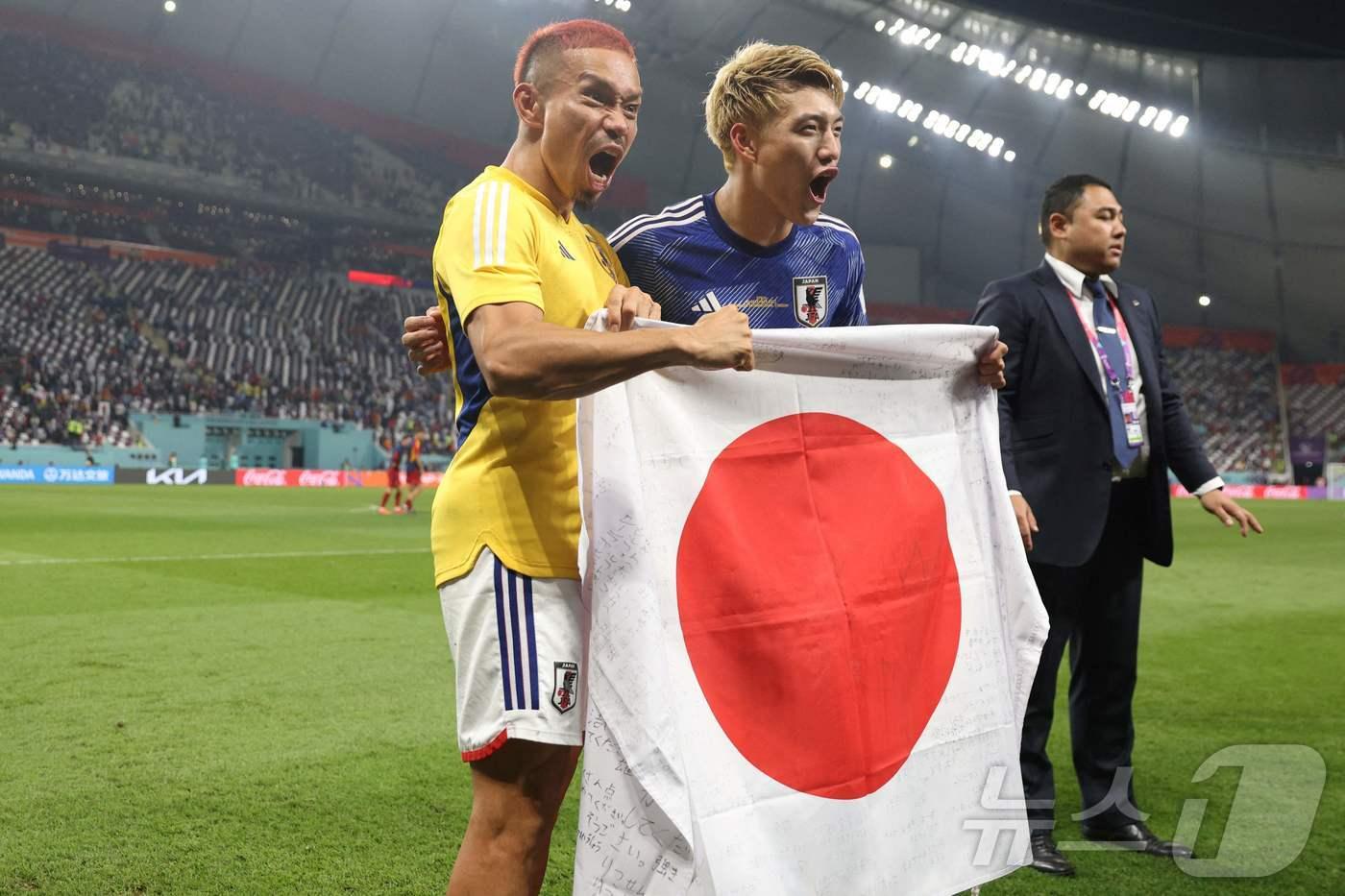 일본의 나가토모&#40;왼쪽&#41; ⓒ AFP=뉴스1