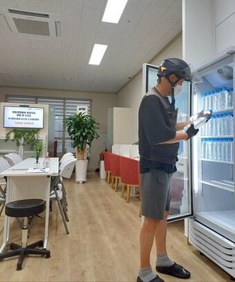 본문 이미지 - 성동 필수플랫폼 노동자쉼터 이용 모습(성동구 제공)