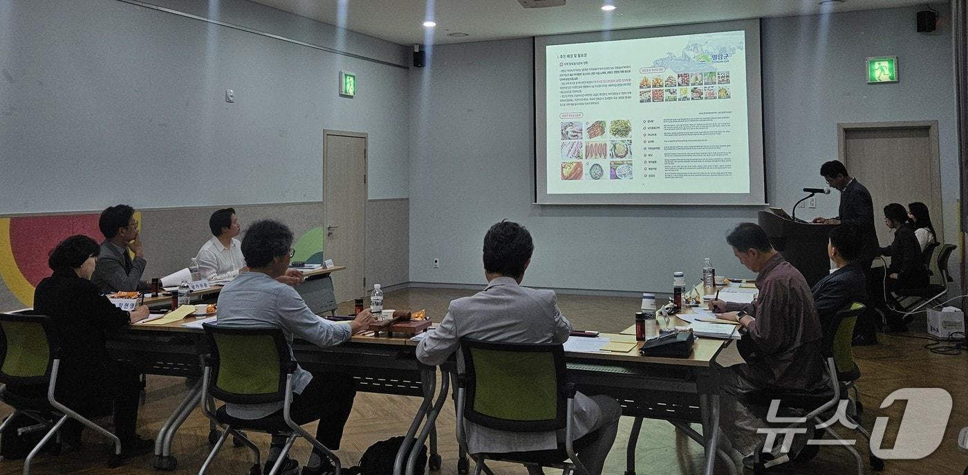 남도음식거리 조성 대상지 평가 모습.&#40;전남도 제공. 재판매 및 DB금지&#41; 2025.7.8/뉴스1