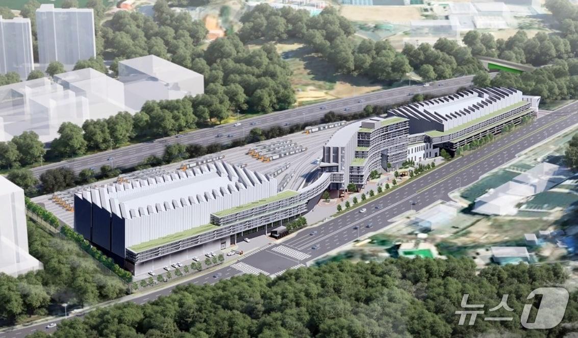 본문 이미지 - 대전 도시철도 2호선 차량기지 조감도.&#40;서한 제공. 재판매 및 DB 금지&#41;