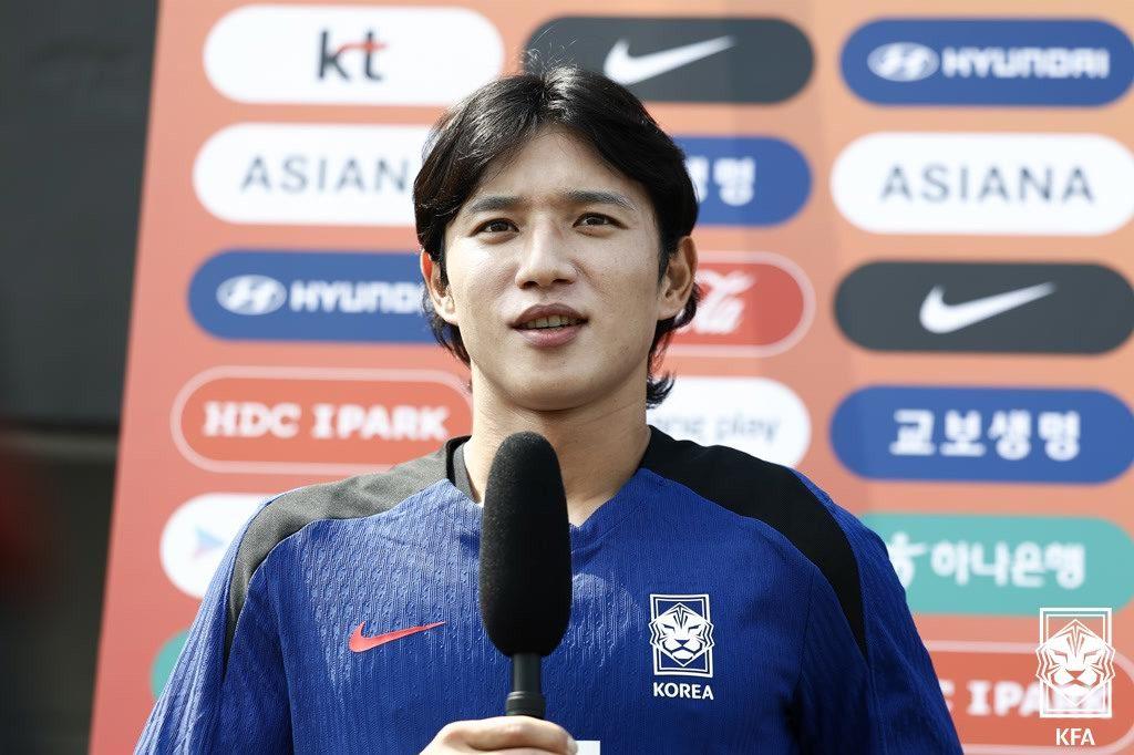본문 이미지 - 생애 처음으로 A대표팀에 선발된 정승원. (대한축구협회 제공)