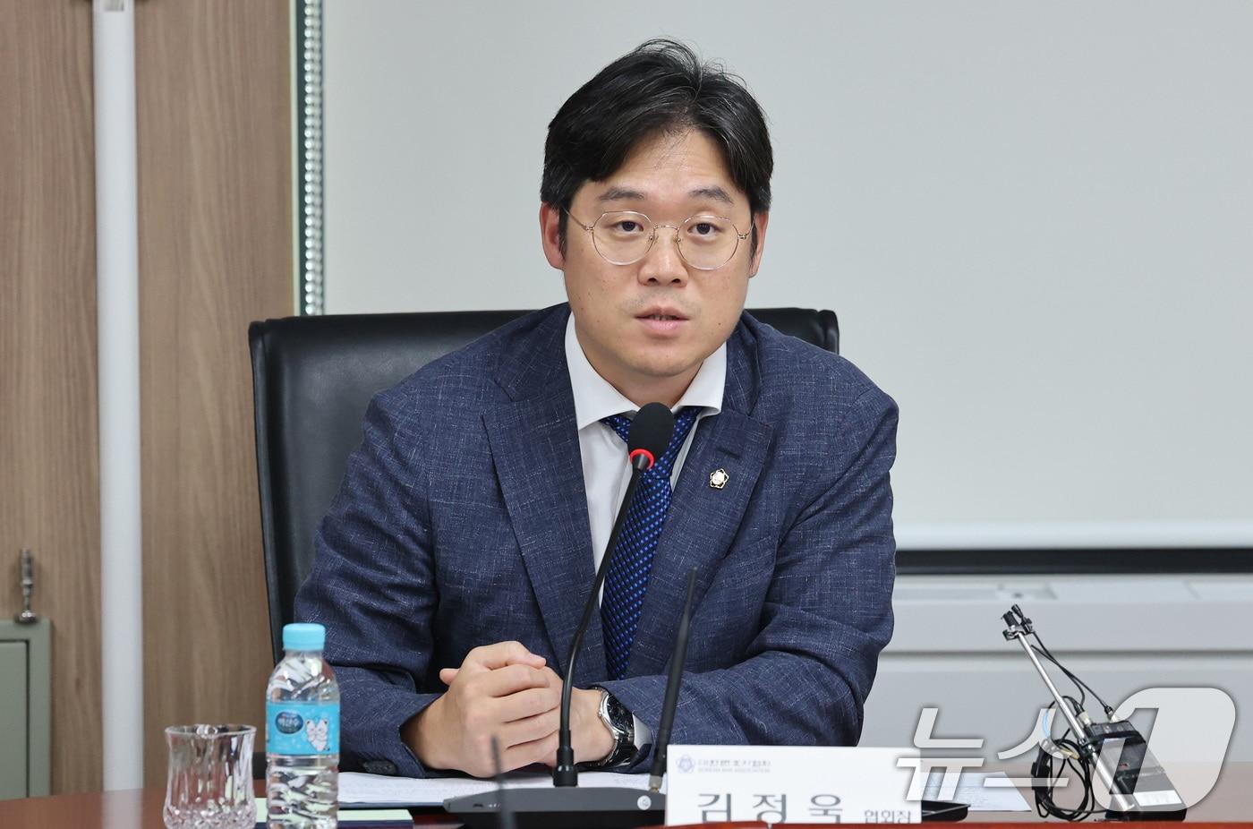 본문 이미지 - 김정욱 대한변호사협회장. 2025.7.8/뉴스1 ⓒ News1 임세영 기자