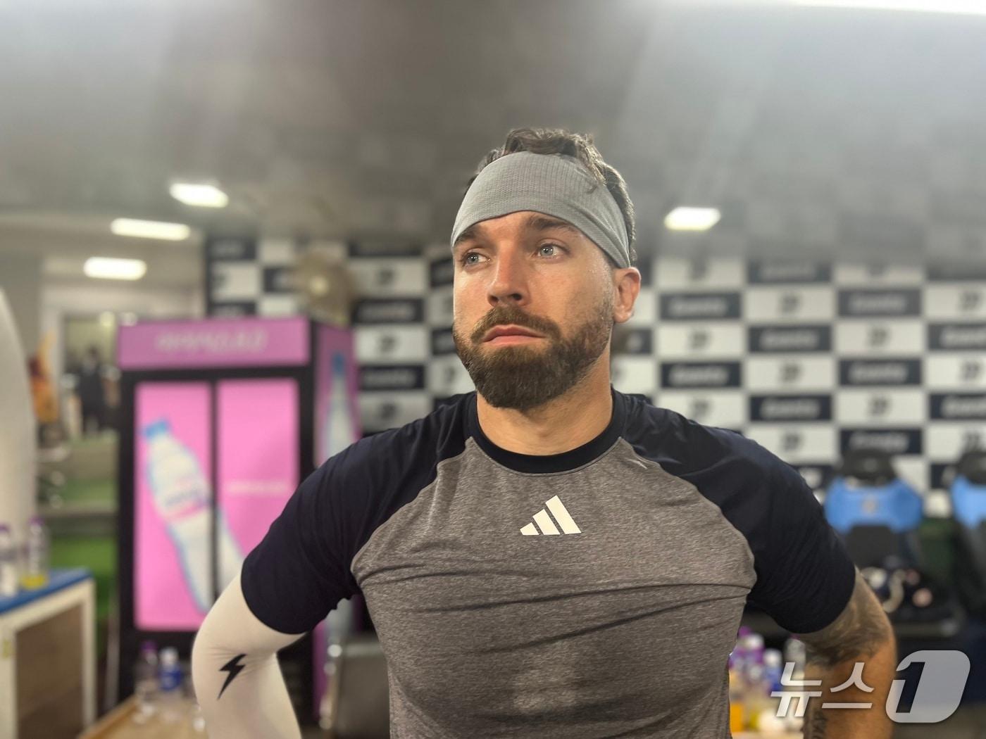 본문 이미지 - 두산 베어스 외국인 타자 제이크 케이브. 2025.7.8/뉴스1 ⓒ News1 이상철 기자