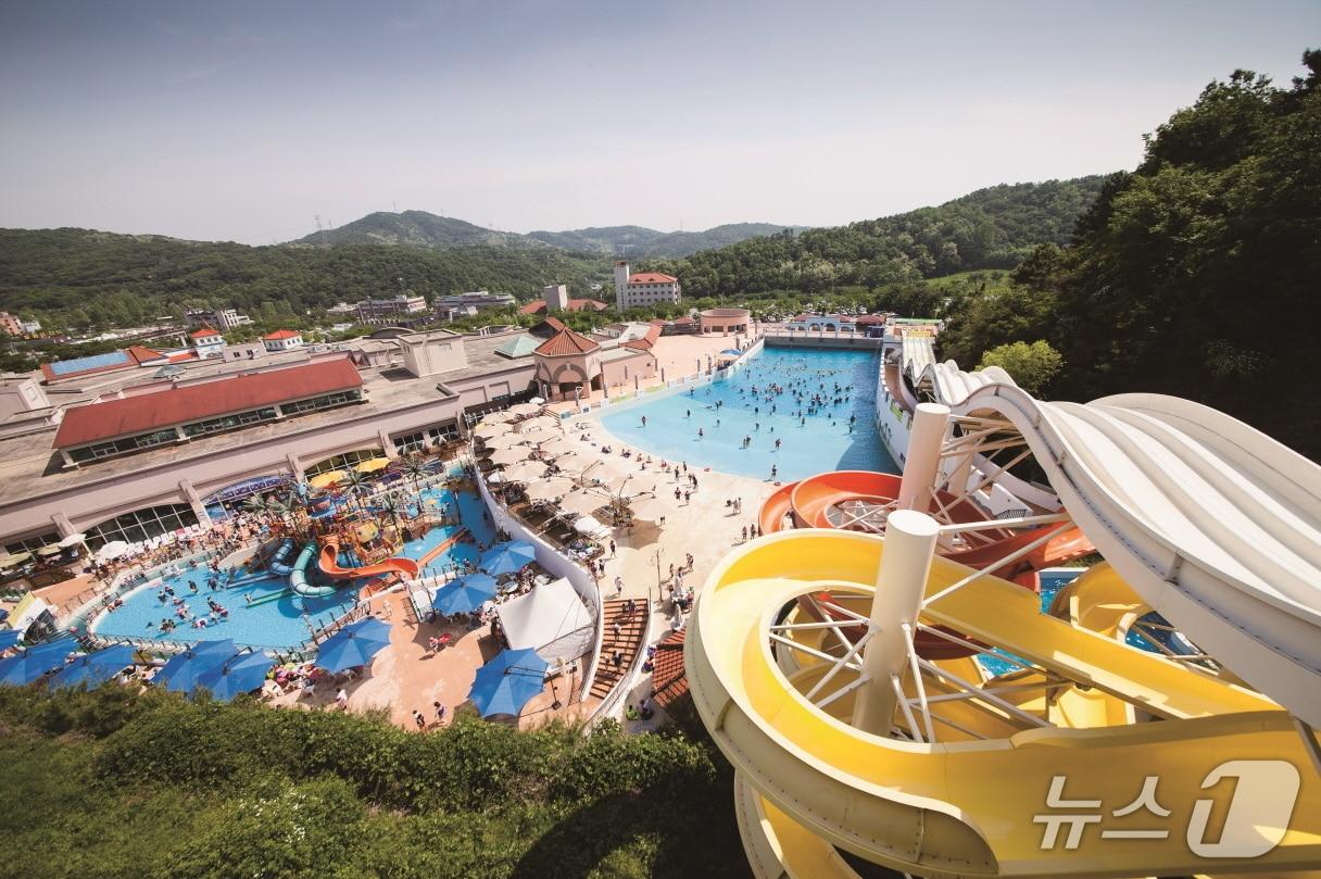본문 이미지 - 아산스파비스 전경(금호리조트 제공)