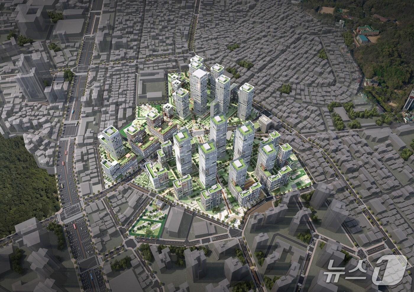  독산·시흥동 일대 예상 조감도 (서울시 제공)