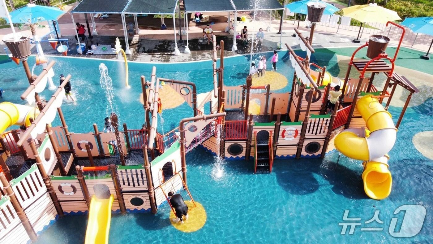 함양군 상림 어린이공원 물놀이장(함양군 제공. 재판매 및 DB금지).