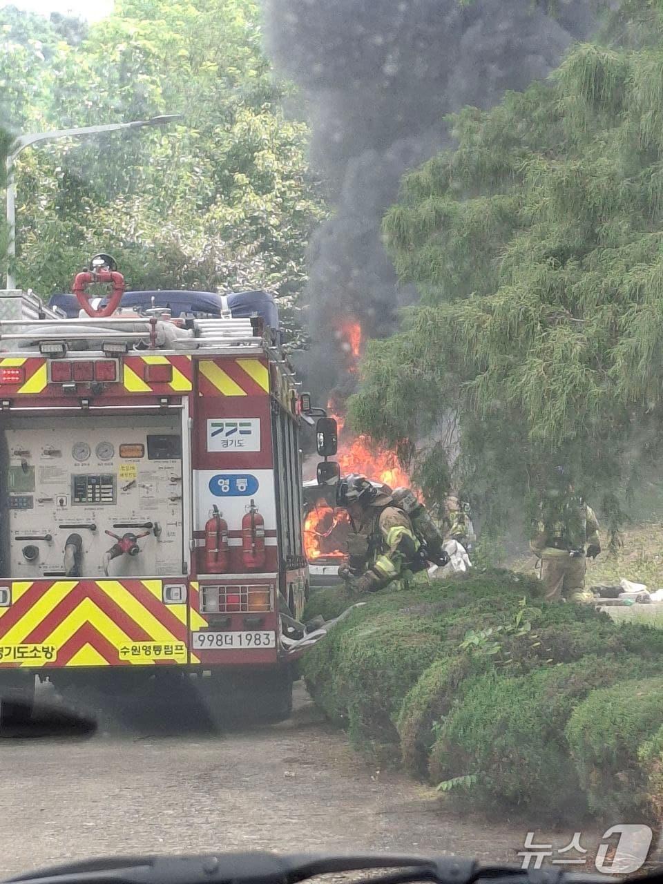본문 이미지 - 화재 현장. &#40;경기도소방재난본부 제공. 재판매 및 DB 금지&#41; 2025.7.9/뉴스1