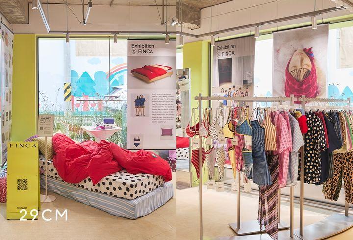 본문 이미지 - 29CM는 라이프스타일 편집숍 '이구홈 성수'에서 홈패브릭 브랜드 핀카(FINCA)의 오프라인 팝업 전시를 개최한다.(29CM제공)