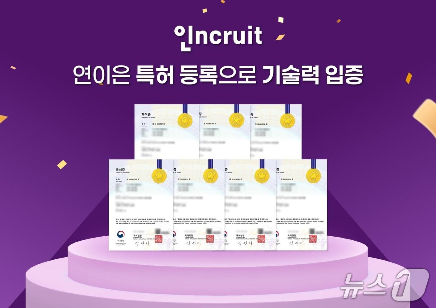 인크루트, 미니게임 역량 평가 시스템 및 방법으로 7건 특허 등록&#40;인크루트 제공&#41;