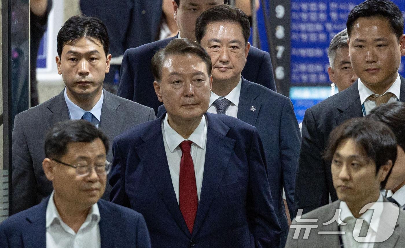 12·3 비상계엄과 관련해 특검 수사를 받는 윤석열 전 대통령. 2025.7.9/뉴스1 ⓒ News1 사진공동취재단