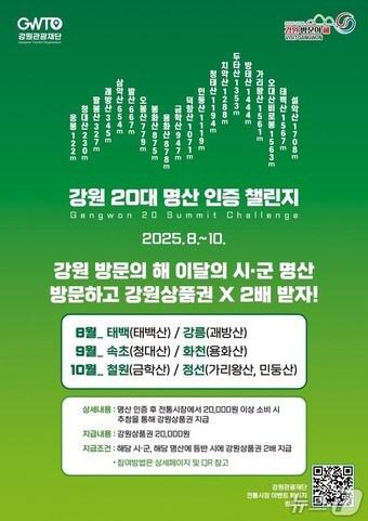 본문 이미지 - 강원 20대 명산 강원방문의 해 연계 전통시장 이벤트./뉴스1