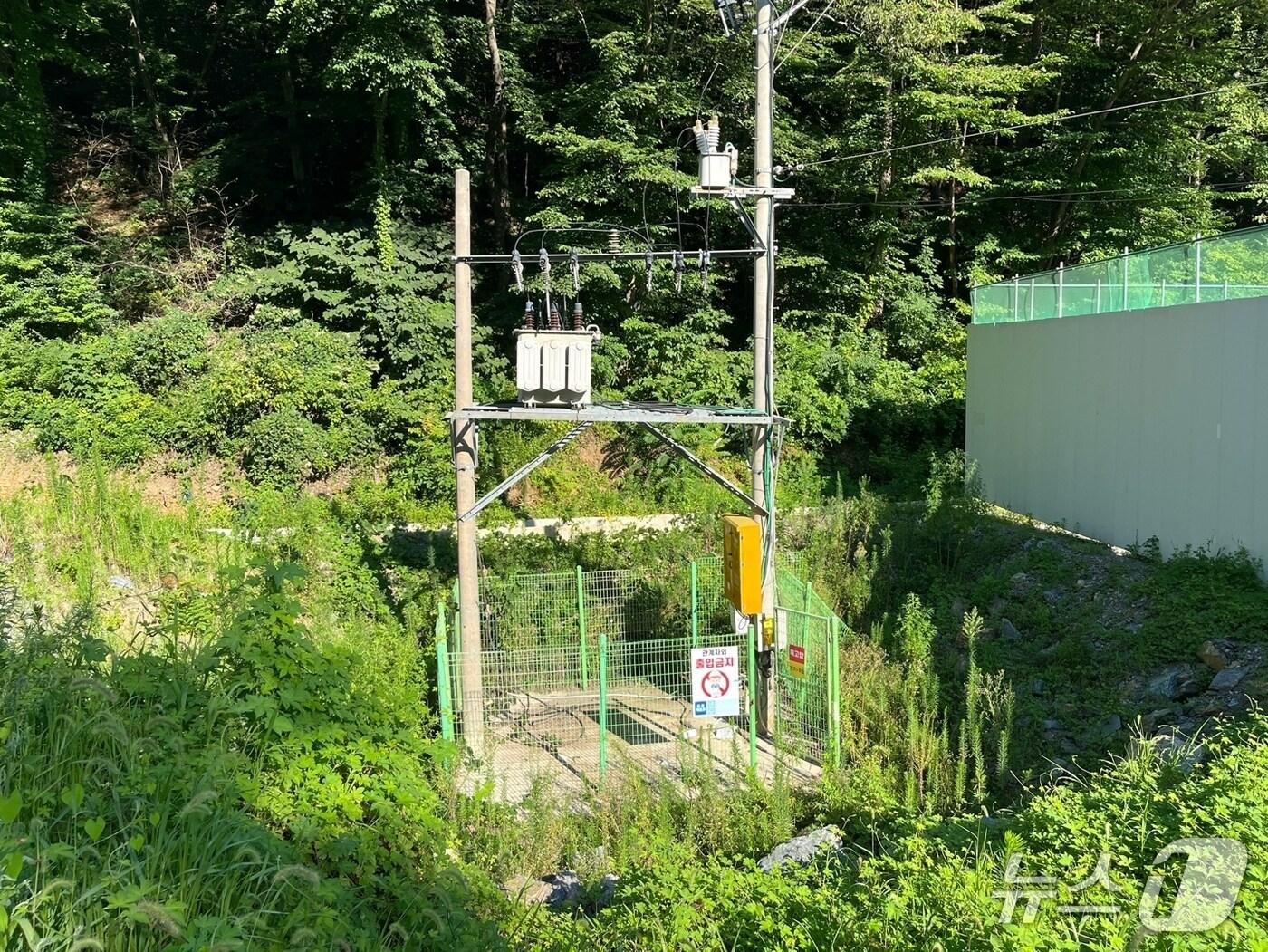본문 이미지 - 완주 감전사고 현장.&#40;전북소방본부 제공. 재판매 및 DB금지&#41;