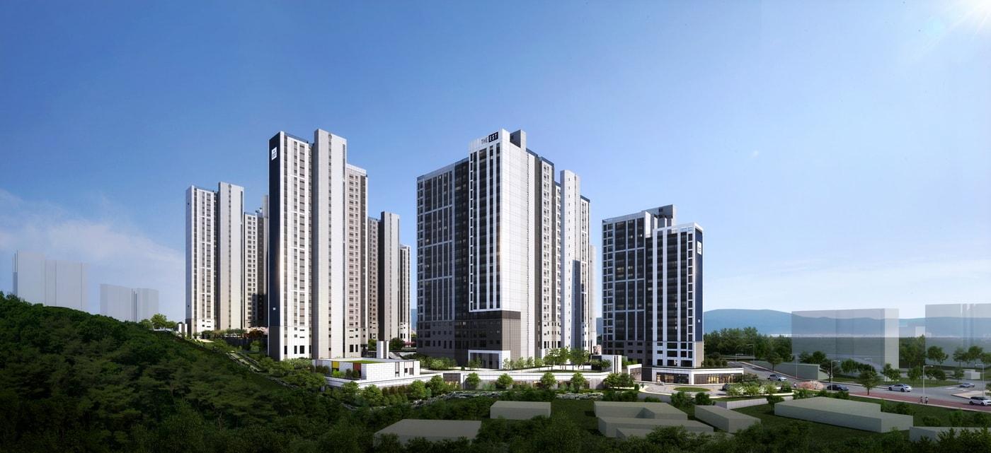  &#39;춘천 동문 디 이스트 어반포레&#39; 투시도&#40;자료제공 동문건설&#41; 