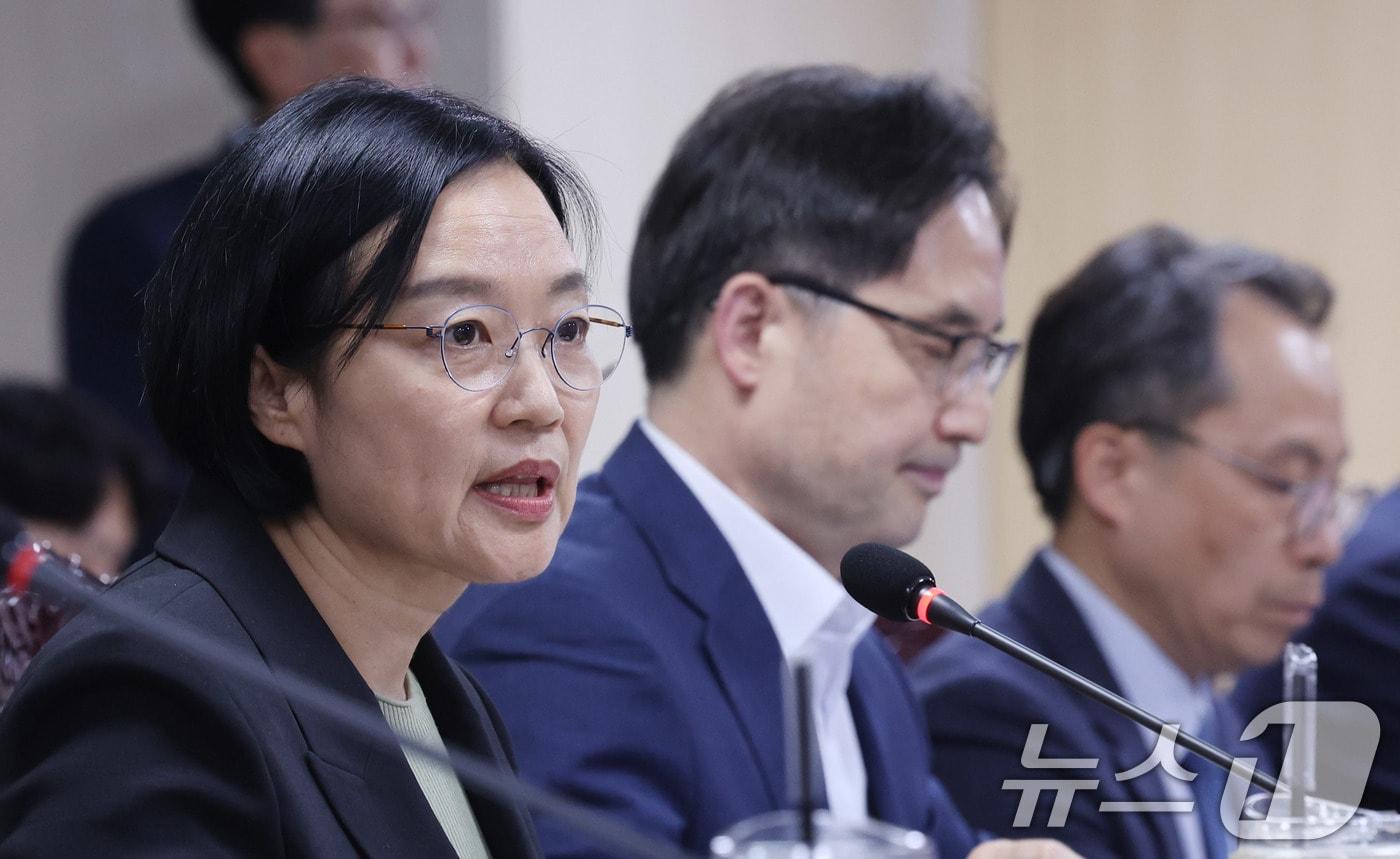 한성숙 중소벤처기업부 장관 2025.8.1/뉴스1 ⓒ News1 박지혜 기자