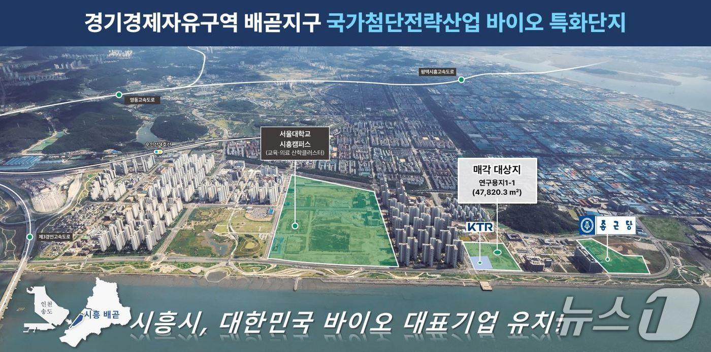 경기경제자유구역 배곧지구.&#40;시흥시 제공&#41;