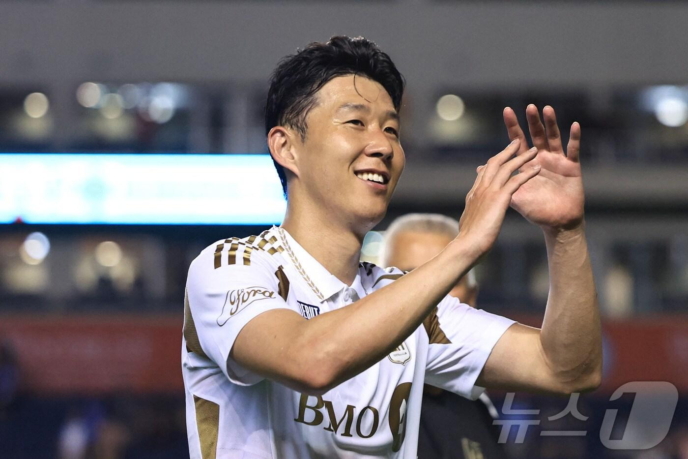 LA FC의 손흥민 ⓒ AFP=뉴스1