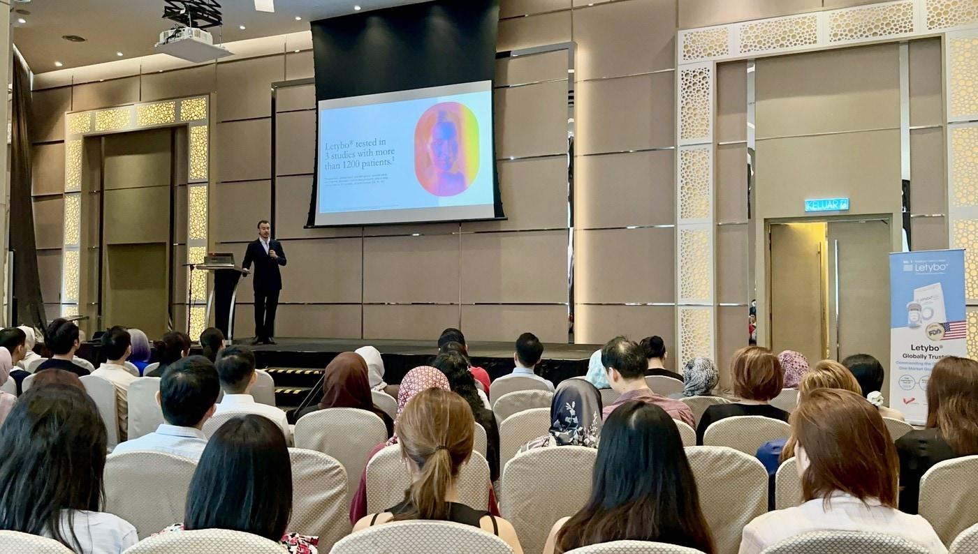  휴젤이 말레이시아에서 ‘레티보’ 론칭 행사를 개최했다. (휴젤 제공)