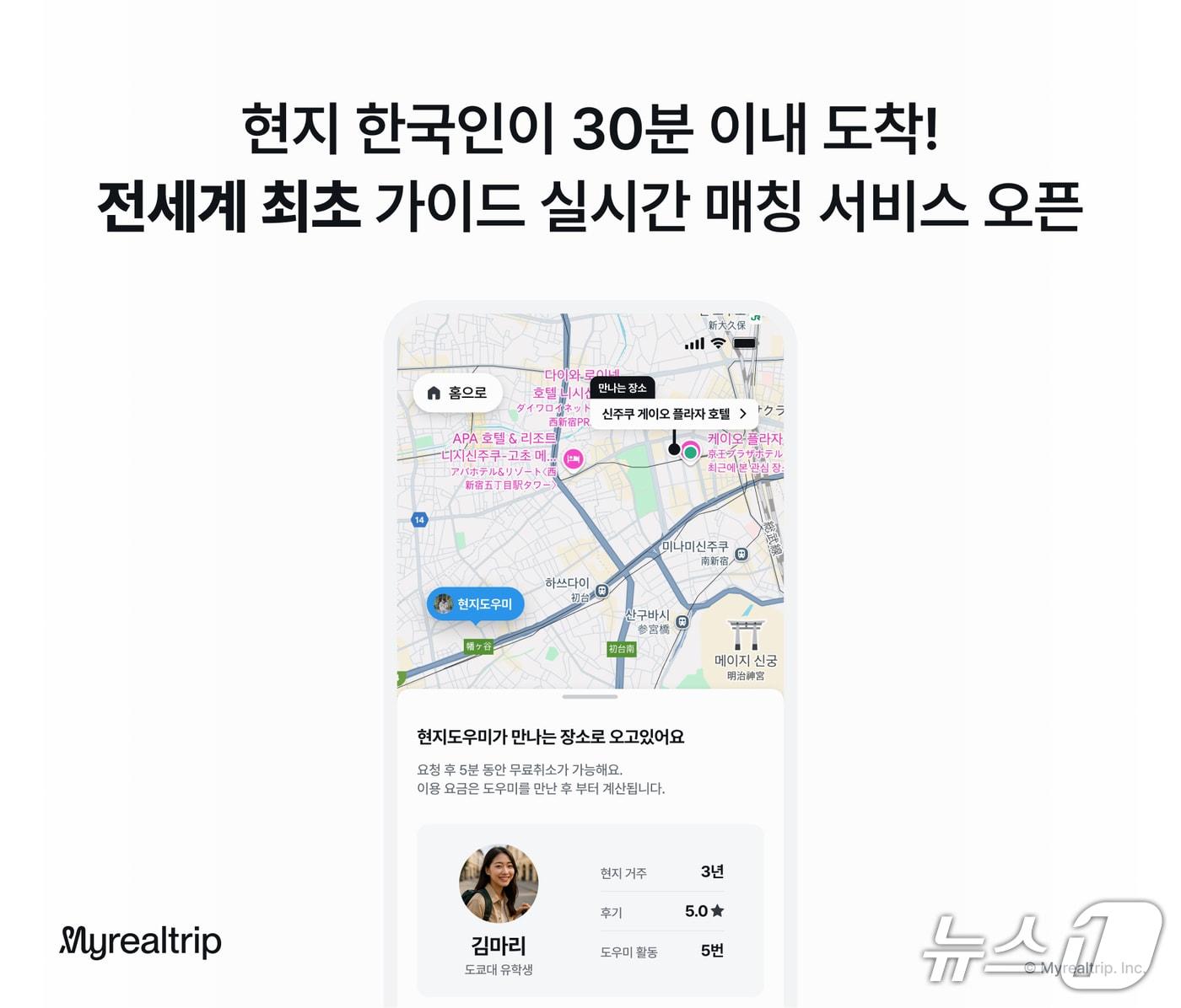 본문 이미지 - 해외 여행자 위한 실시간 가이드 매칭 서비스(마이리얼트립 제공)