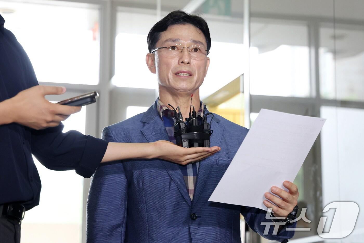 업무상과실치사상 등 혐의를 받는 임성근 전 해병대1사단장. 2025.8.11/뉴스1 ⓒ News1 민경석 기자