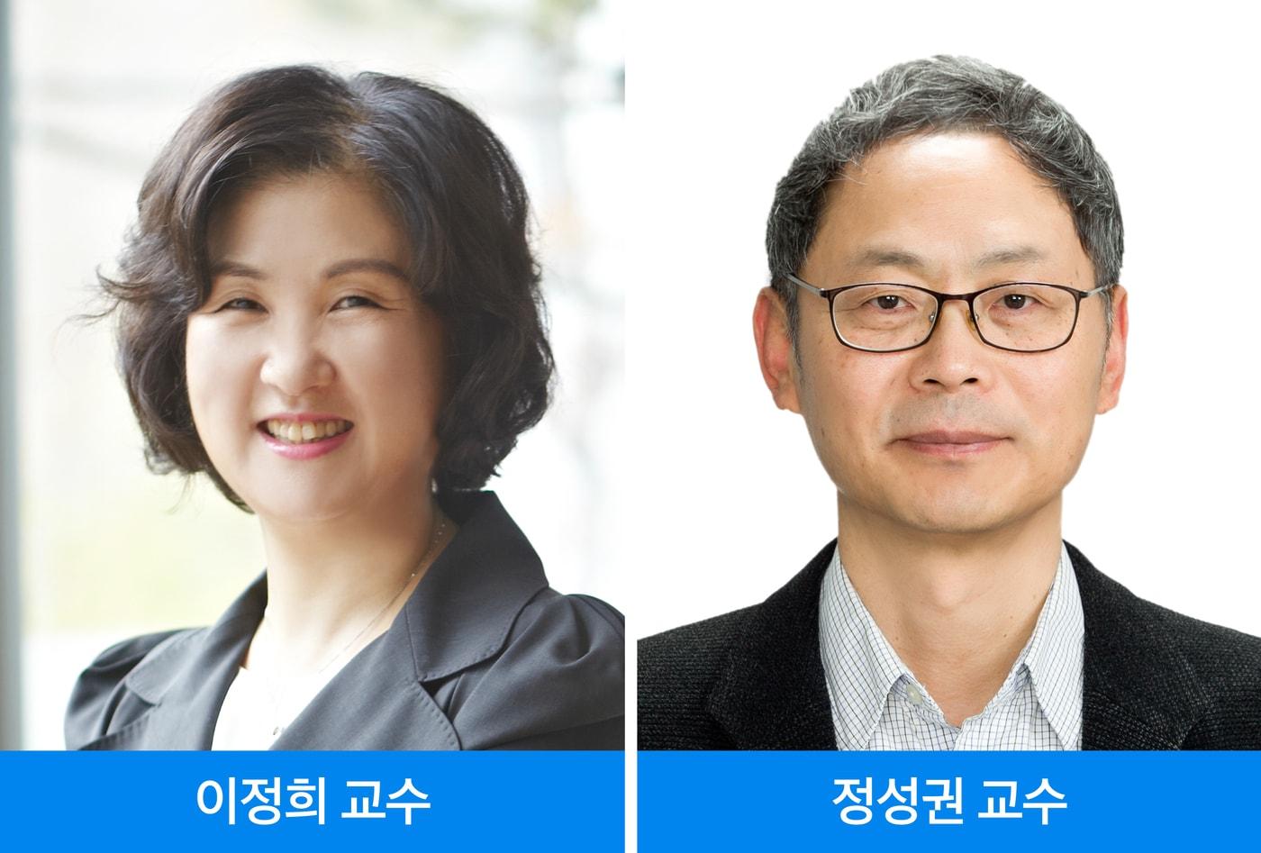 이정희 삼성서울병원 영상의학과 교수(왼쪽)와 정성권 성균관대 의대 교수.(삼성서울병원 제공)