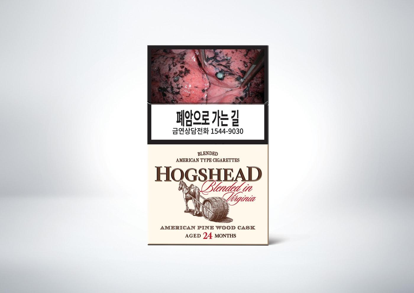 KT&G의 새로운 일반 궐련 담배 브랜드 '호그스헤드'의 신제품(KT&G 제공)