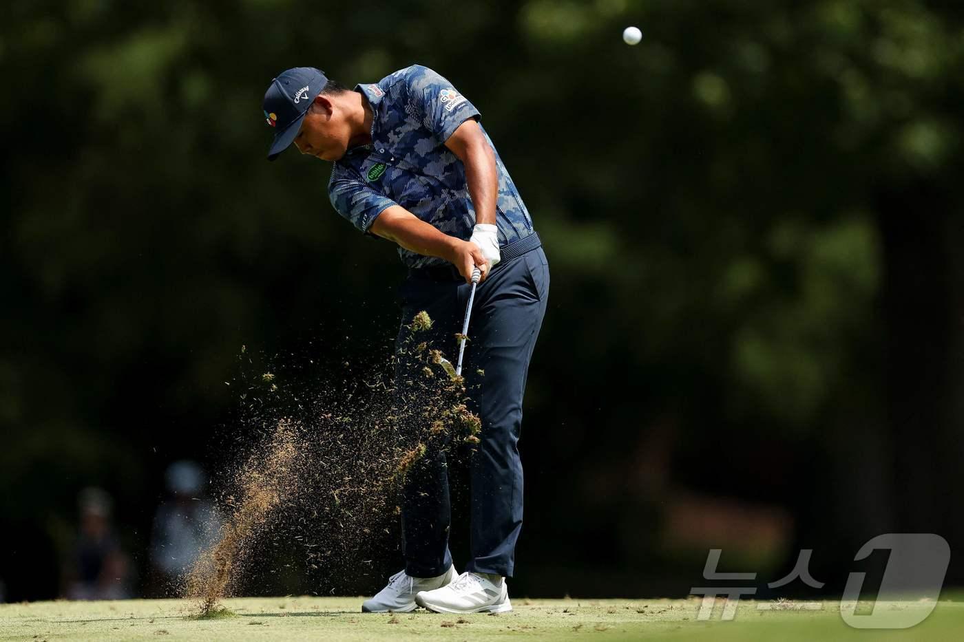 미국프로골프&#40;PGA&#41; 투어 김시우.  ⓒ AFP=뉴스1