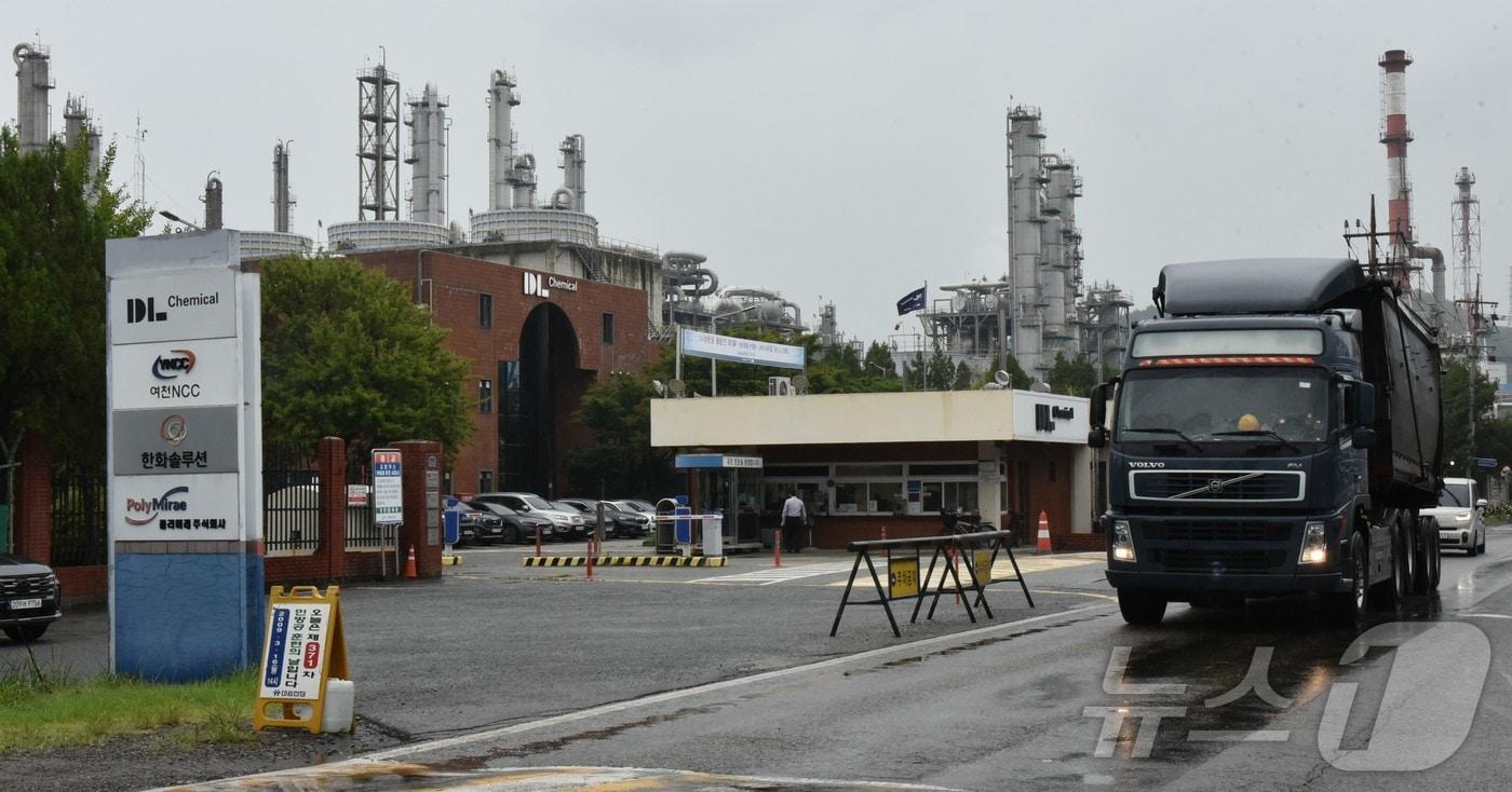 전남 여수국가산업단지 여천NCC 3공장 앞.2025.8.11/뉴스1 ⓒ News1 김동수 기자