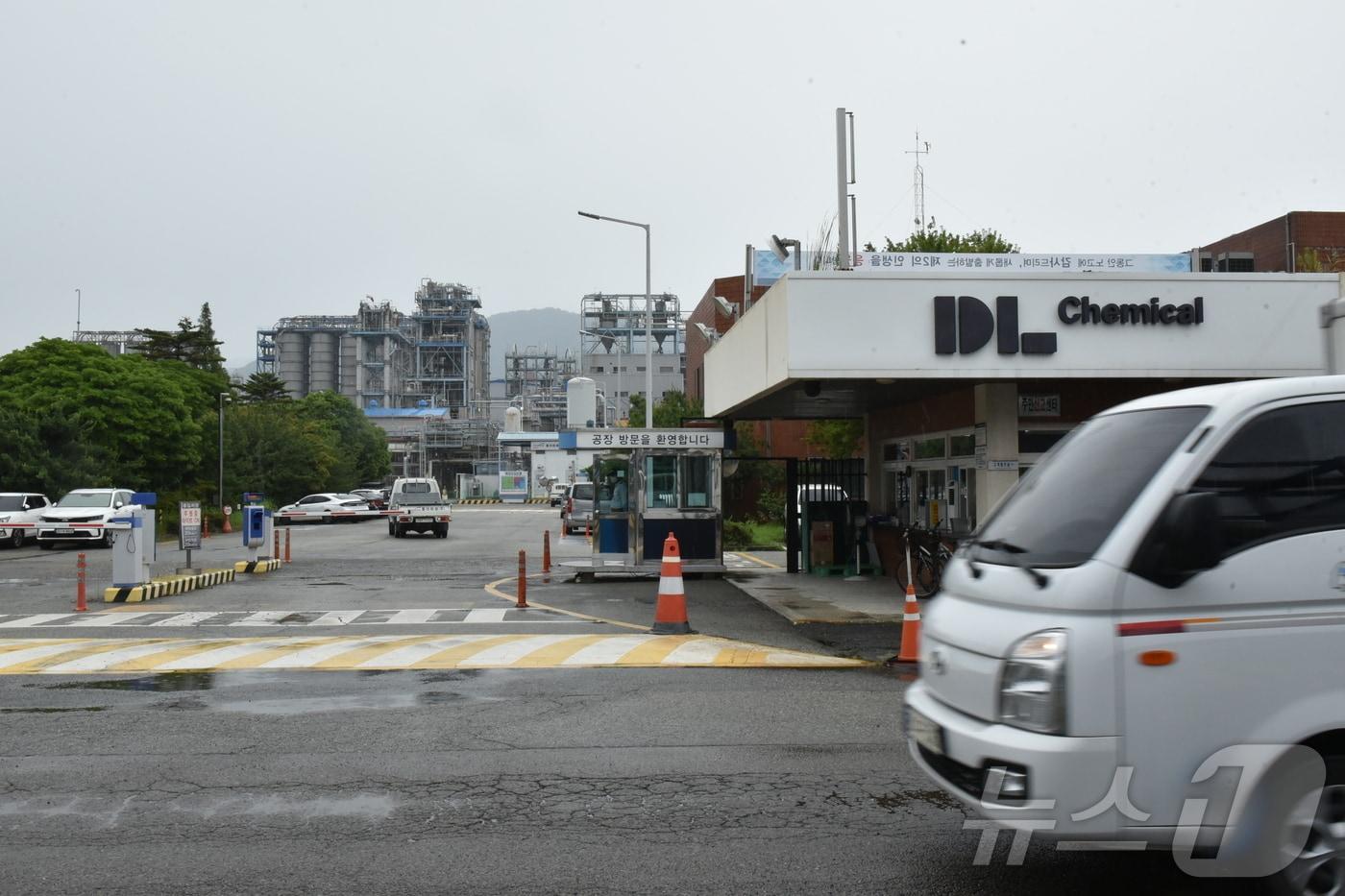 11일 오후 전남 여수국가산업단지 여천NCC 3공장 앞.2025.8.11/뉴스1 ⓒ News1 김동수 기자