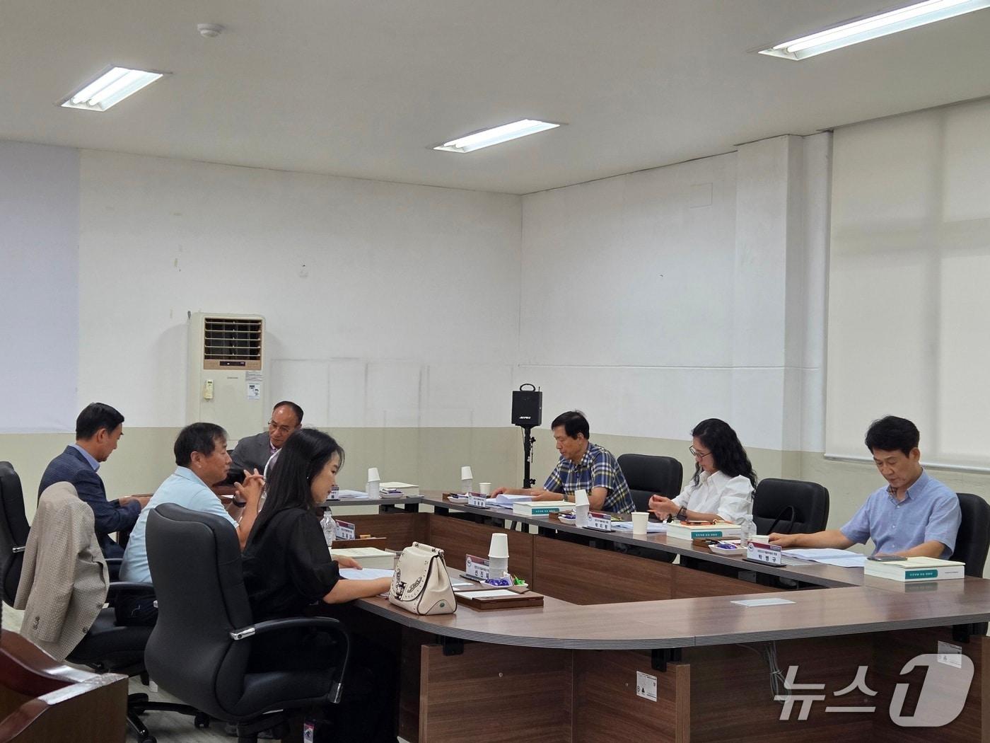 본문 이미지 - 대전자치경찰위원회 회의 모습.(대전시 제공, 재판매 및 DB금지)/뉴스1