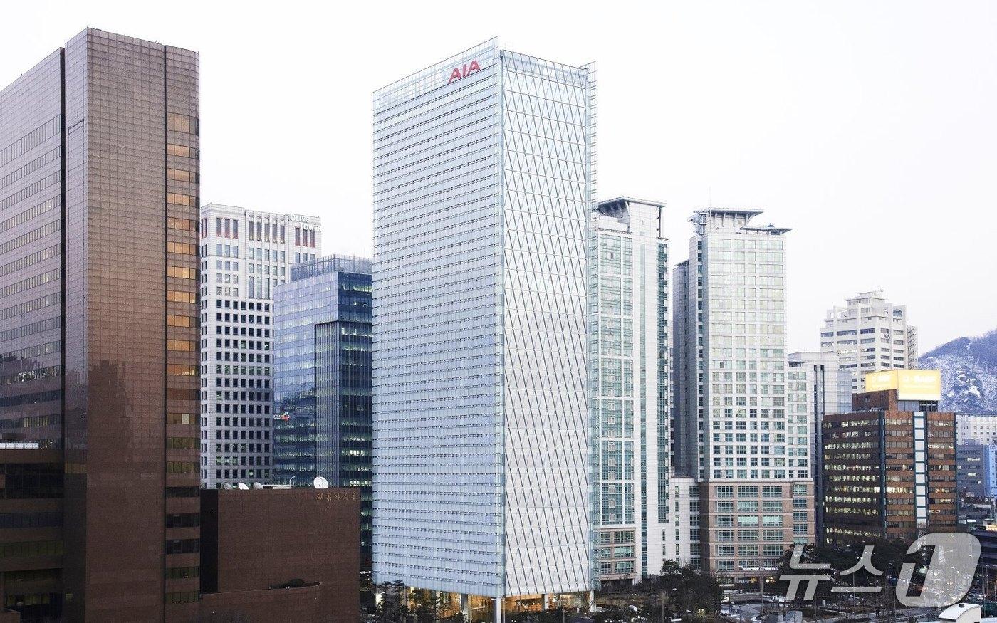 서울 중구에 위치한 AIA타워/사진제공=AIA생명