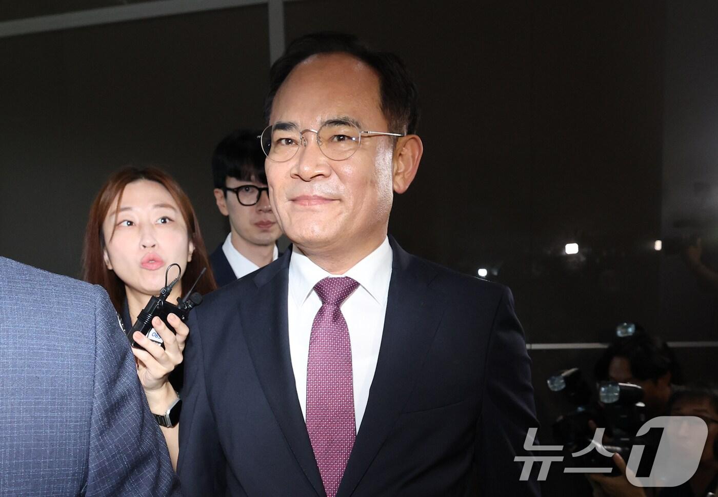 임종득 국민의힘 의원이 12일 오전 서울 서초구 순직해병 특검팀&#40;이명현 특별검사&#41; 사무실에 피의자 신분으로 출석하고 있다. 특검팀은 채상병 순직사건 발생 당시 국가안보실 제2차장을 역임한 임 의원을 상대로 사건 당시 국방부와 해병대, 대통령실 관계자 등과 어떤 연락을 주고받았는지 등을 조사할 계획이다. 2025.8.12/뉴스1 ⓒ News1 오대일 기자