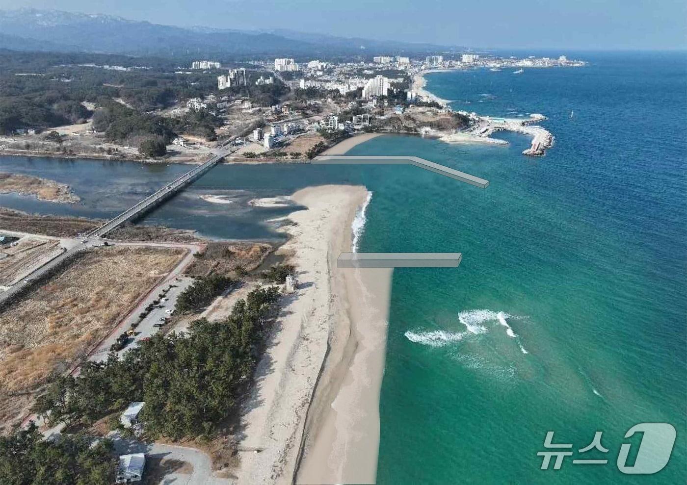 강원 강릉 연곡지구 연안정비사업 본격 추진.(갈릉시 제공, 재판매 및 DB 금지) 2025.8.12/뉴스1