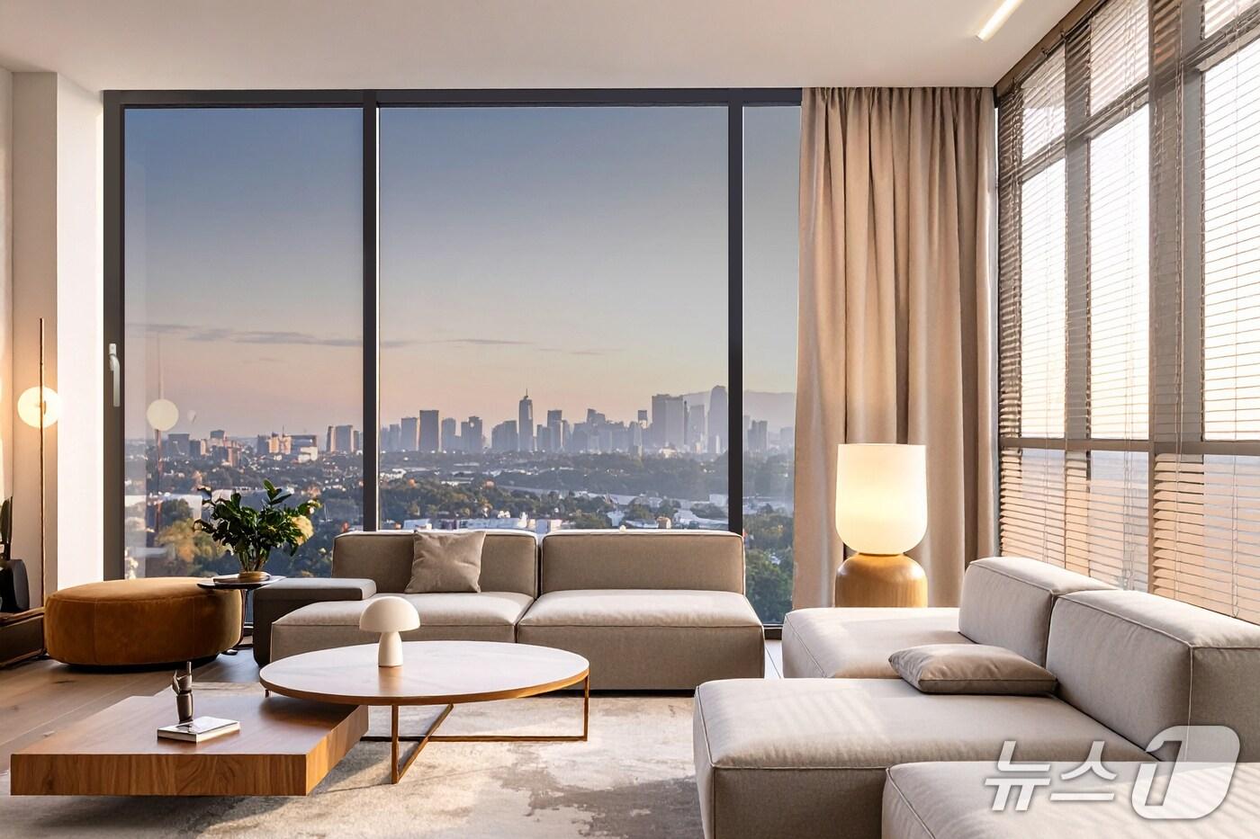 KCC글라스 홈씨씨의 창호 신제품 &#39;홈씨씨 윈도우 one 빌라즈&#39; &#40;KCC글라스 제공. 재판매 및 DB금지&#41;