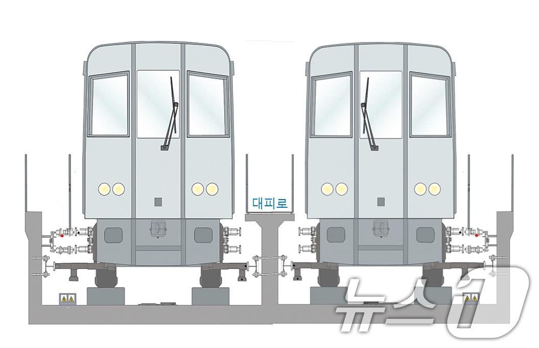 본문 이미지 - 광주 도시철도 2호선 대피로 이미지.&#40;광주시 제공. 재판매 및 DB 금지&#41; 