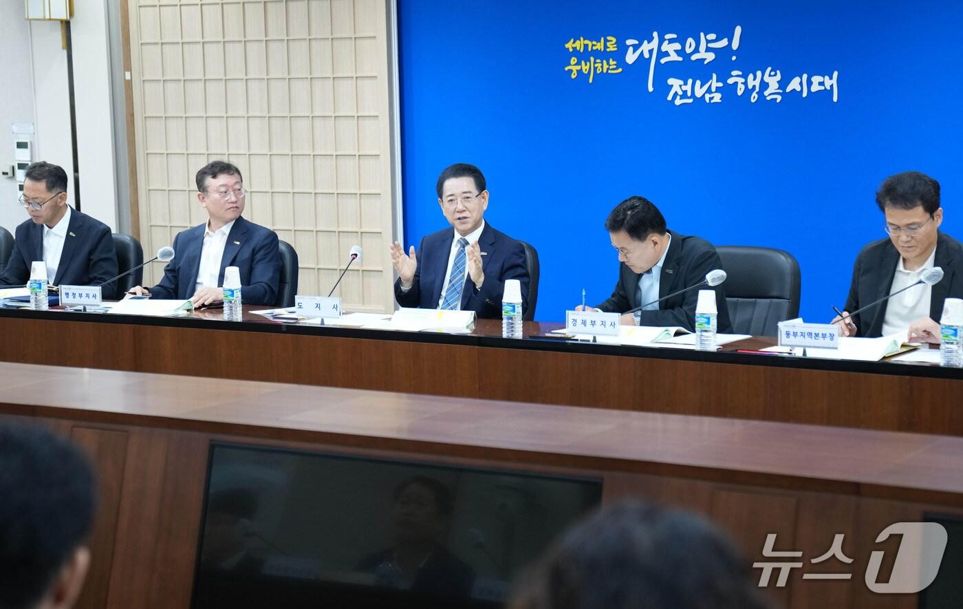 국고 확보 실국전략회의.&#40;전남도 제공. 재판매 및 DB금지&#41; 2025.8.12/뉴스1