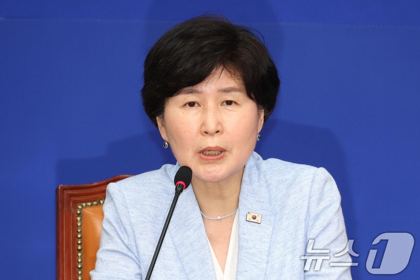 백혜련 더불어민주당 사법개혁특위위원장이 12일 오후 서울 여의도 국회에서 열린 국민중심 사법개혁 특별위원회 출범식 및 1차 회의에서 발언하고 있다. 2025.8.12/뉴스1 ⓒ News1 이광호 기자