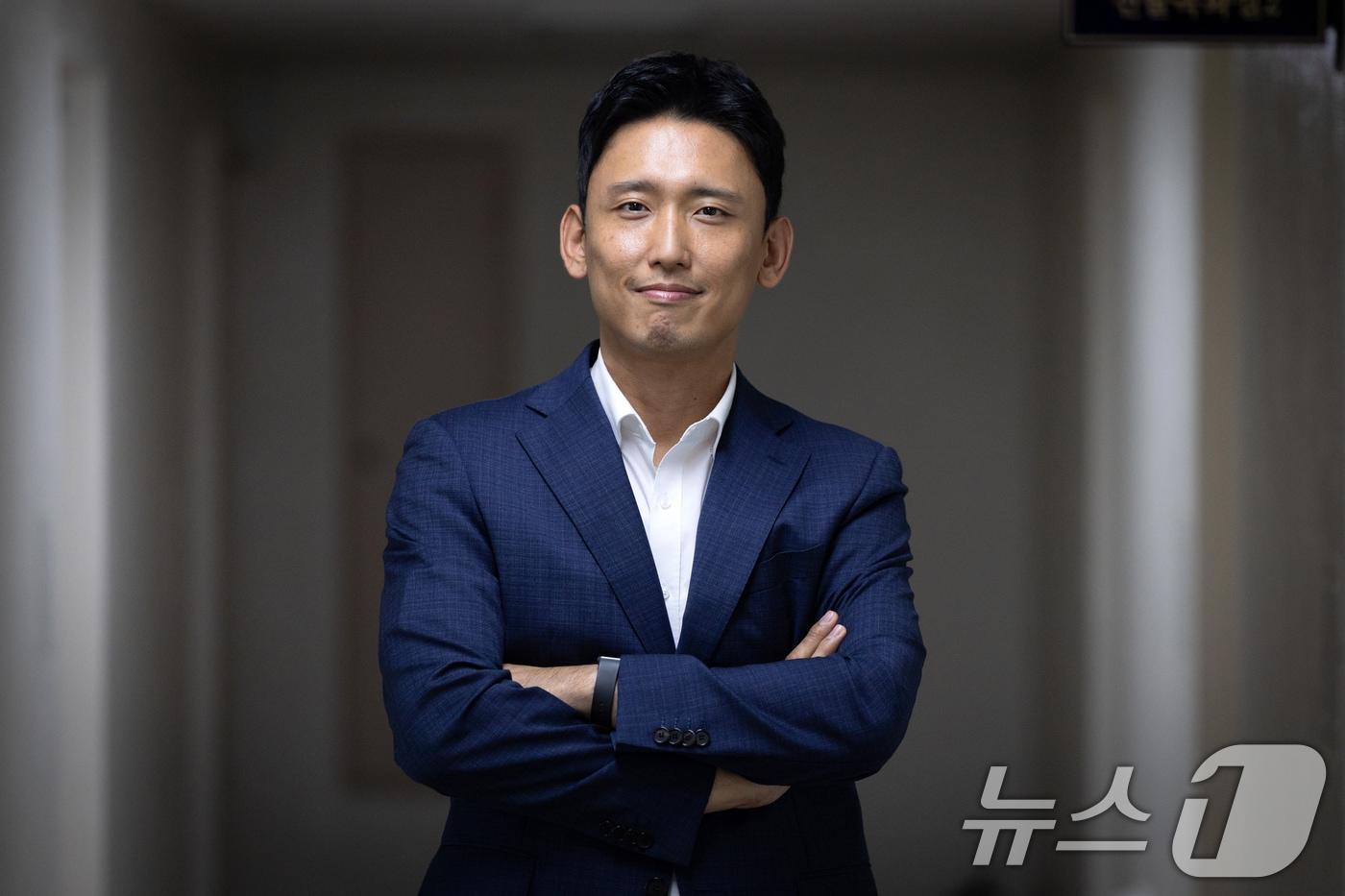 박순기 서울경찰청 풍속단속계장이 12일 서울 동대문구 사무실에서 뉴스1과 인터뷰하고 있다. 2025.8.12/뉴스1 ⓒ News1 이승배 기자