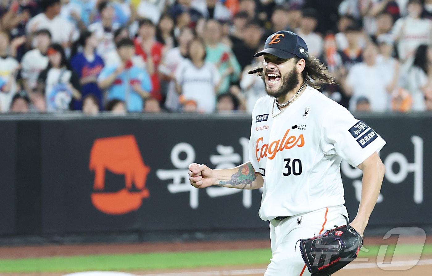 한화 이글스 외국인 투수 코디 폰세. 2025.8.12/뉴스1 ⓒ News1 김기남 기자