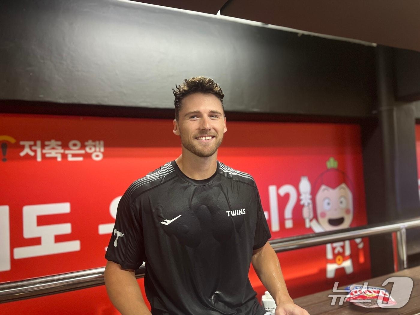 본문 이미지 - LG 트윈스 새 외국인 투수 앤더스 톨허스트. 2025.8.12/뉴스1 ⓒ News1 이상철 기자