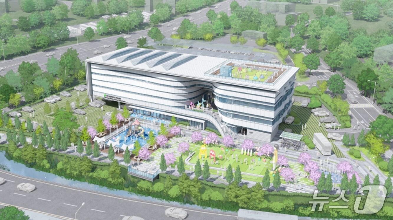 본문 이미지 - 청주시 어린이 국민체육센터 설계안.(시 제공)/뉴스1