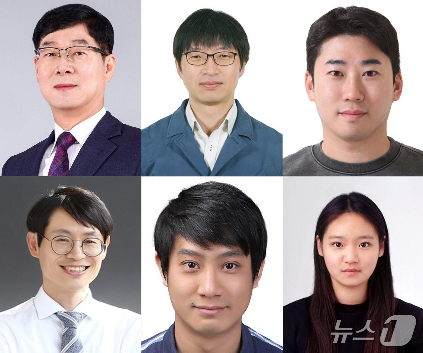 본문 이미지 - GIST 이병하 교수, 고려대 최원식 교수·윤태일 박사, GIST 임정묘 연구원, KAIST 고학석 박사, GIST 정의헌 교수&#40;상단 왼쪽부터 시계 방향으로&#41;&#40;지스트 제공, 재판매 및 DB 금지&#41;/뉴스1 