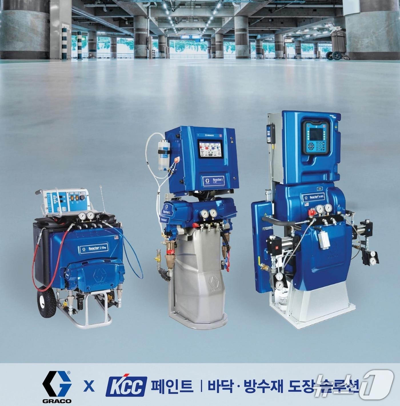 본문 이미지 - 그레이코 도장 장비 (KCC 제공. 재판매 및 DB금지)