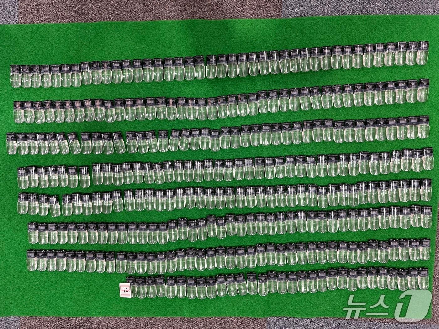 본문 이미지 - 전자담배 카트리지. 2025.08.13/뉴스1&#40;서울청 마약범죄수사대 제공&#41;